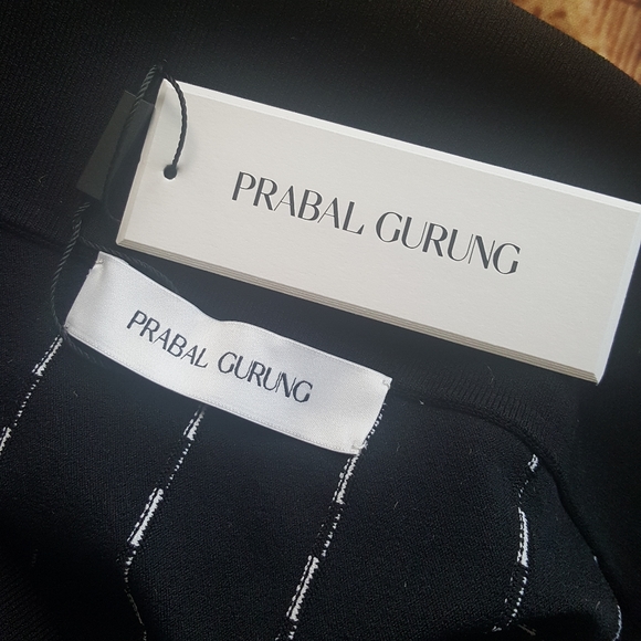 Prabal Gurung Off Shoulder Flare Sleeve Dress - Picture 8 of 14